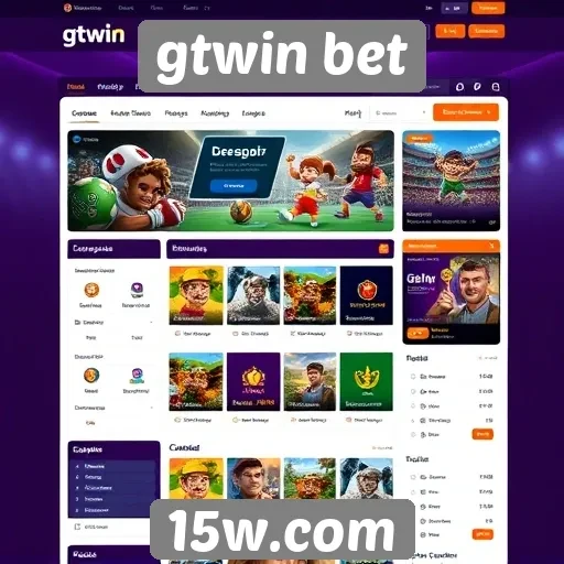 plataforma gtwin bet apresenta layout intuitivo